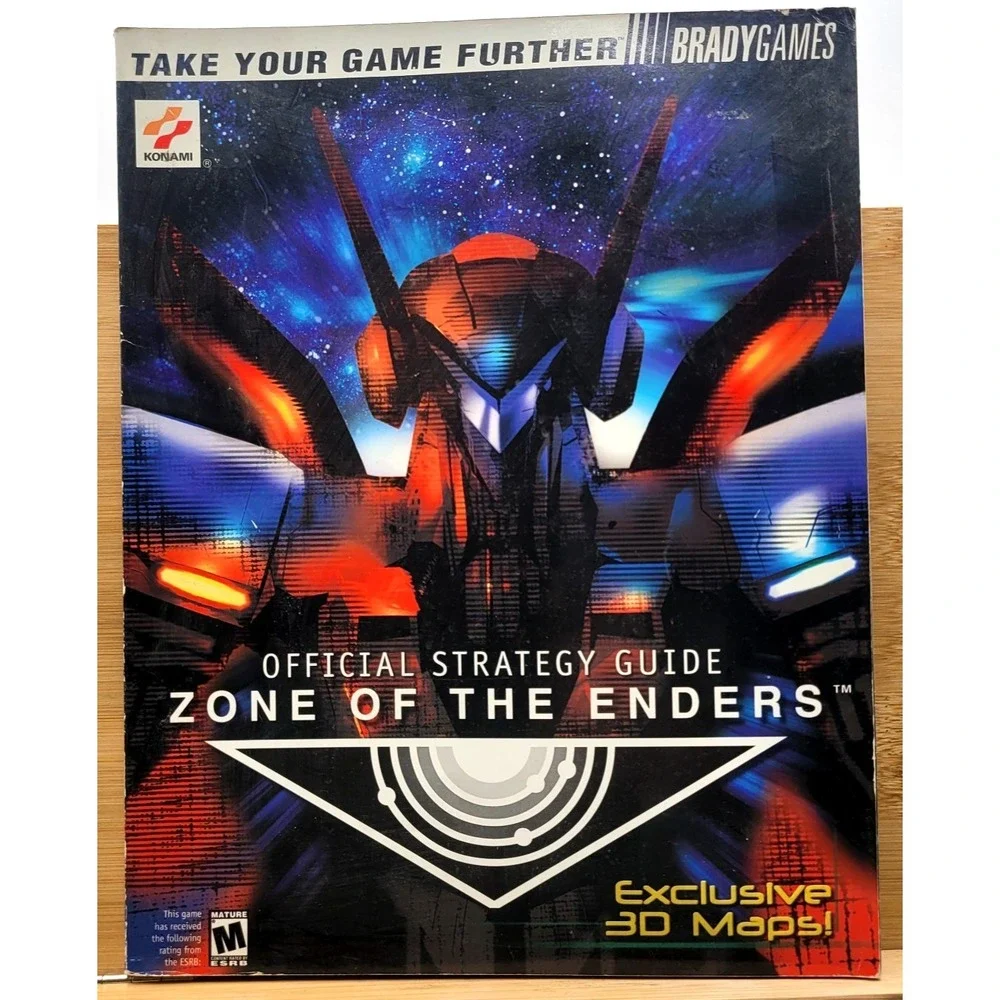 Zone of the Enders BradyGames Official Strategy Guide 2001 Konami First Edition